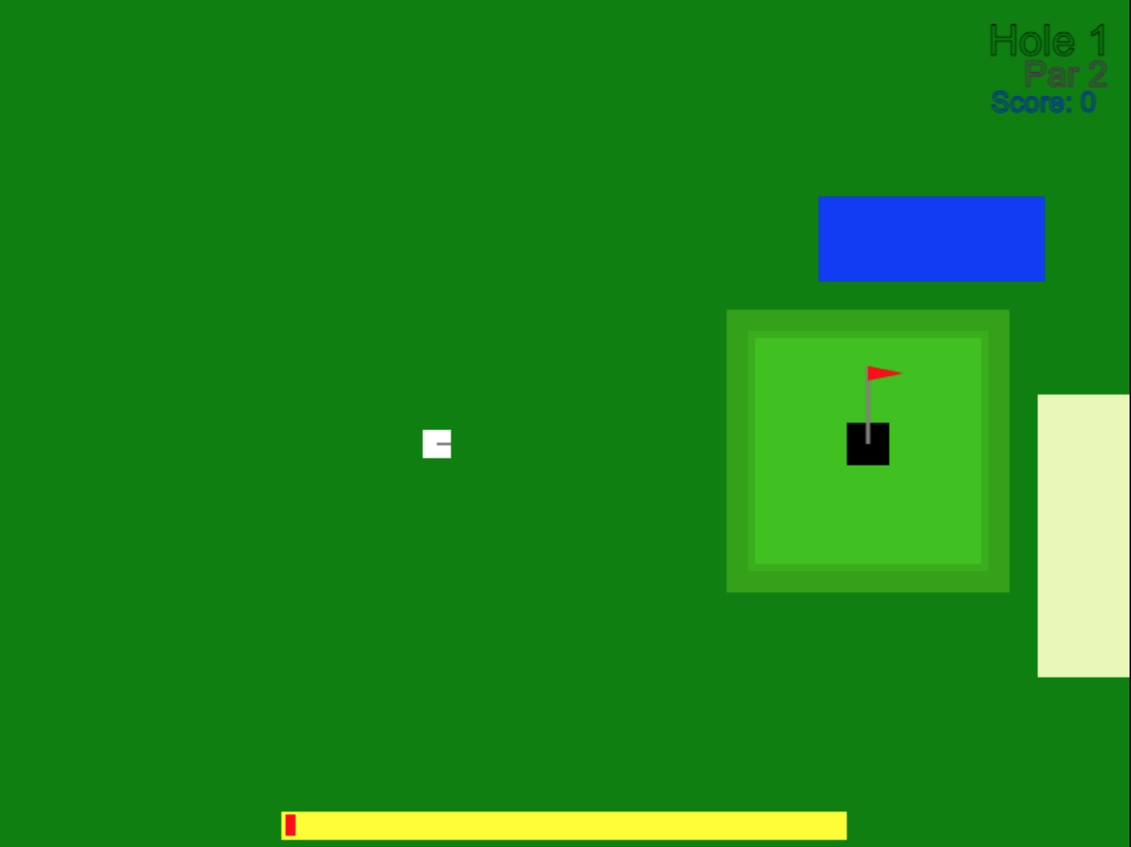 Canvas Golf Game